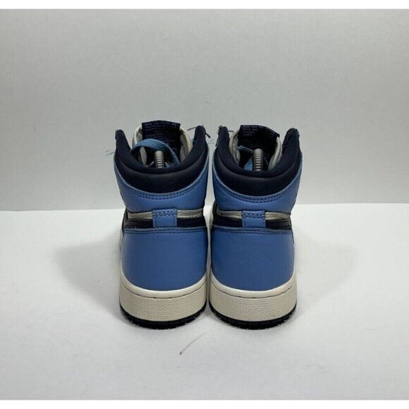 Jordan 1 Retro OG High Obsidian Size 5.5y / Womens 7 2019 575445-140 Shoes - Picture 3 of 11